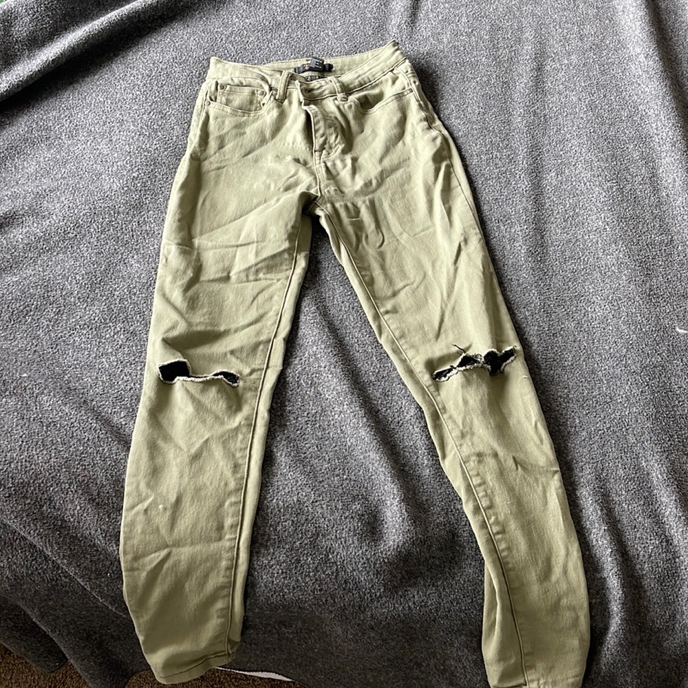 Green pants